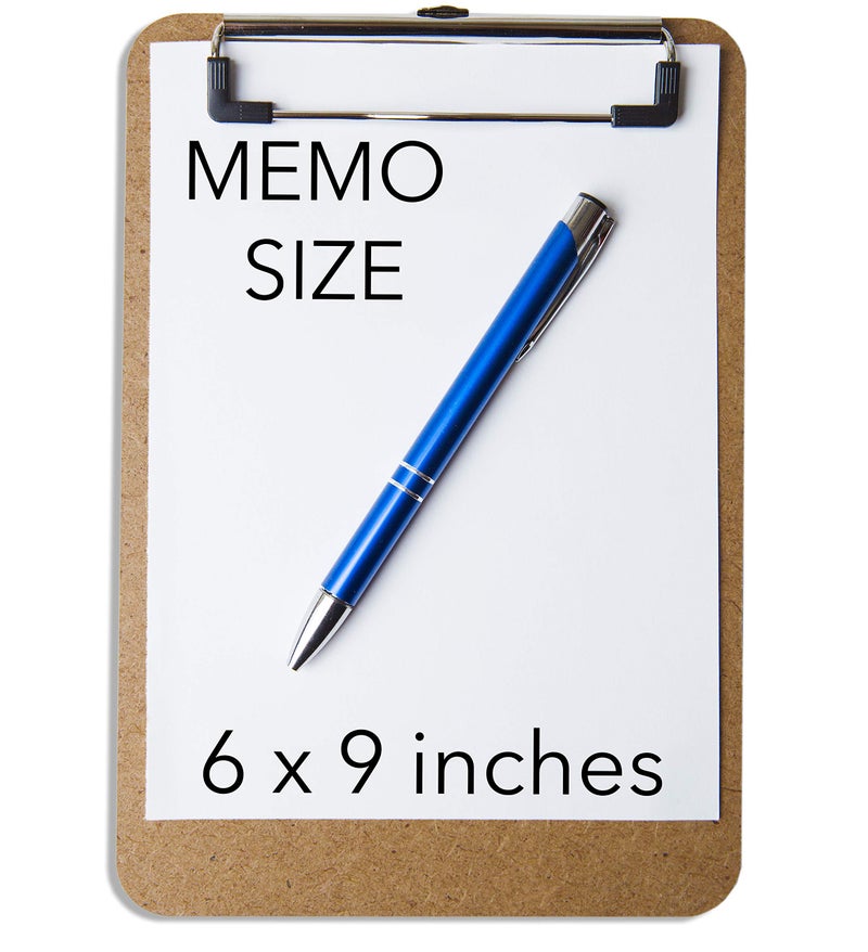 Office Solutions Direct Mini Clipboard 6" x 9" (Set of 30) Memo Clipboard | Small Clipboards 6x9 with Low Profile Clip, Mini Clipboards 6x9, Little Clipboards Half Size | Office, Teacher, Classroom & Back to School Supplies - Image 3
